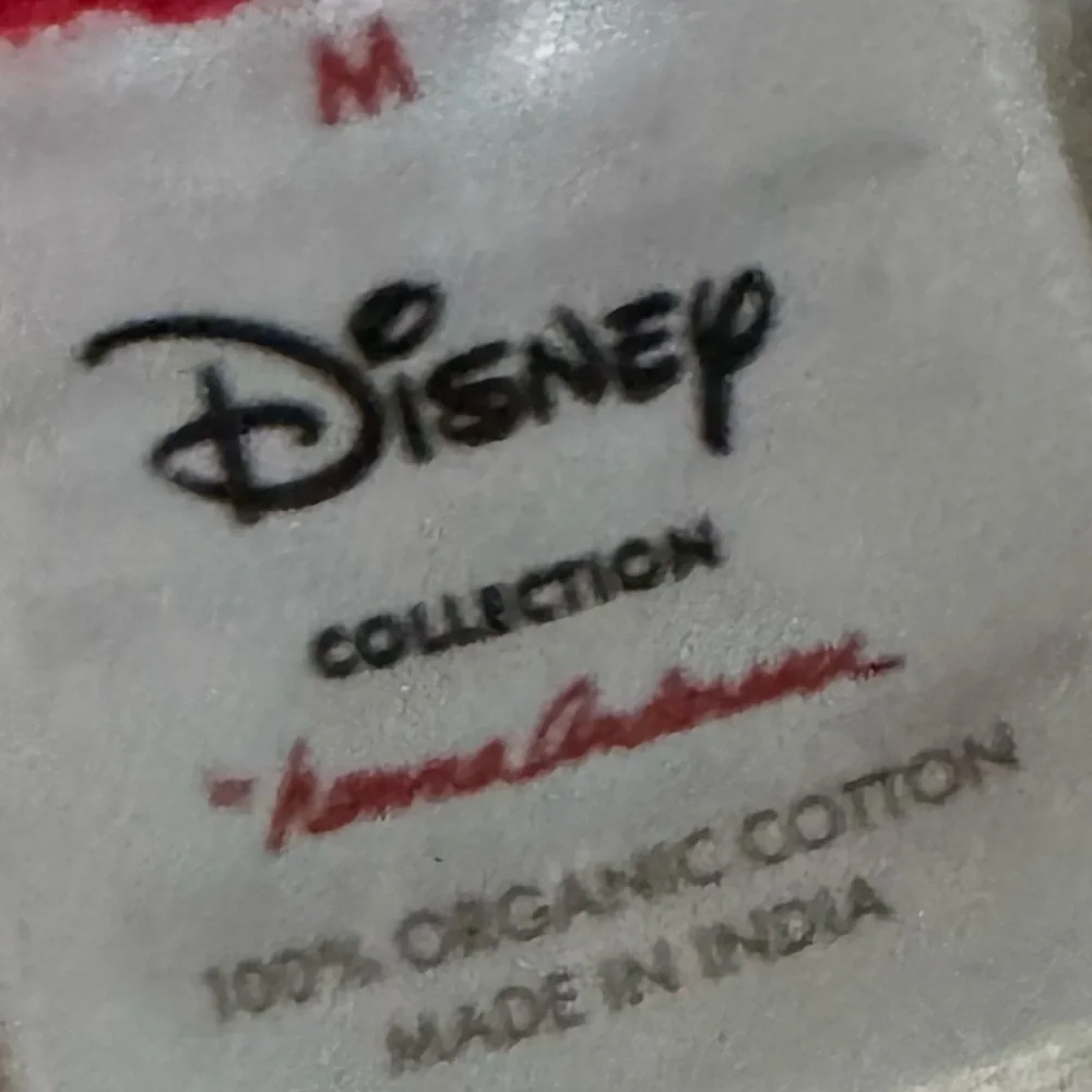 Mickey‎ Disney Christmas Red Green Pattern Organic Cotton Pants Holiday Festive - Picture 8 of 9
